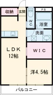 パインリーフ長森本町の間取り画像
