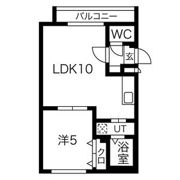 ラフィネ東札幌の間取り画像