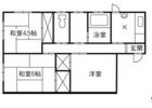 平田借家の間取り画像
