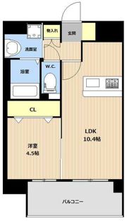 LIBTH旭橋の間取り画像