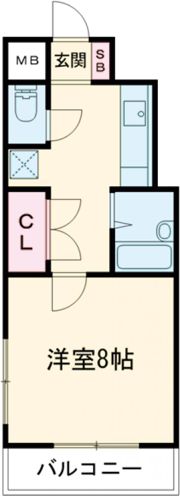 ルークレジデンス姫路Ⅲの間取り画像