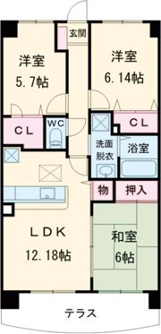 グランドゥール古祇園の間取り画像
