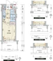 プレサンス泉アーバンゲートの間取り画像