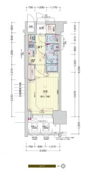 プレサンスNAGOYAファストの間取り画像