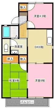 プレミールハイツ六番館の間取り画像