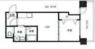 フウキレジデンスの間取り画像