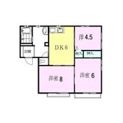 ヴァンヴェ―ルⅡの間取り画像