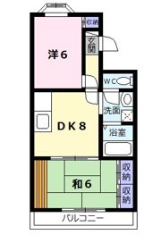 松月マンションの間取り画像