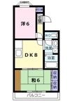 松月マンションの間取り画像