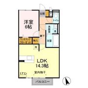 アリオン Bの間取り画像