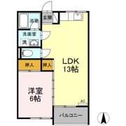 メゾン梨花の間取り画像