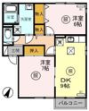 グリーンパーク Bの間取り画像