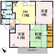 シャルマン A棟の間取り画像