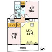 エスポワール加美 B棟の間取り画像