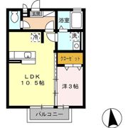 エマーブルⅢ A棟の間取り画像