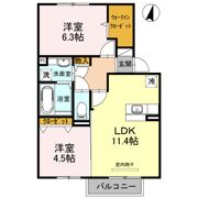 グランドソレイユ東野の間取り画像