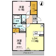 グランシャリオSの間取り画像