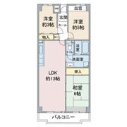 アーバンドエル杁中の間取り画像