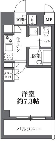 HF駒沢公園レジデンスの間取り画像