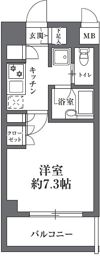 HF駒沢公園レジデンスの間取り画像
