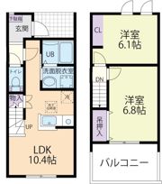 La Poire(ラ・プワール) C棟の間取り画像