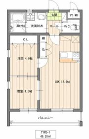 アーベイン清水の間取り画像