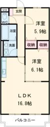エスペランス和合の間取り画像