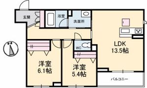 グランベレオ木太の間取り画像