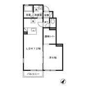 リビングタウン若宮 Bの間取り画像