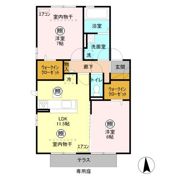 FLOR Ⅱの間取り画像