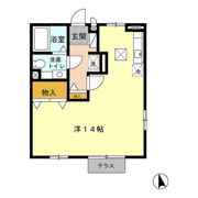 ルミナスビラ Bの間取り画像