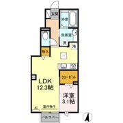 レセンテ須田 Aの間取り画像