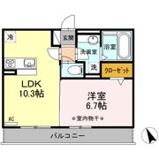 エスポワールHugの間取り画像