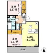 カーサ リアンの間取り画像