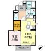 グレイスヴィラ南浜 A棟の間取り画像