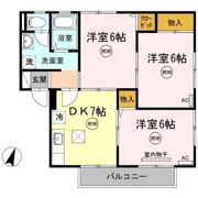 セジュールK A棟の間取り画像
