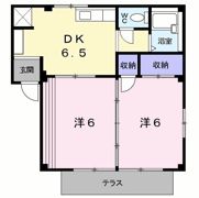 メロディハイツの間取り画像