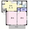 メロディハイツの間取り画像