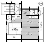 ビレッジハウス高知1号棟の間取り画像