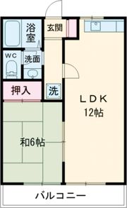 サニーハイツ長澤の間取り画像