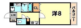 アミーグランコート三宮の間取り画像