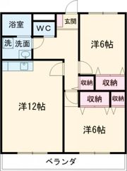 リバーヒルズの間取り画像