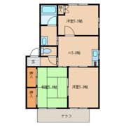 ビバリーK&Aの間取り画像