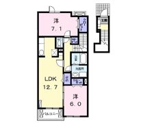 メープル コートの間取り画像