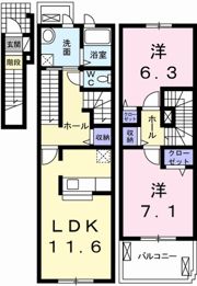 アルメールMの間取り画像