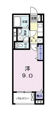 ブリーズ マツバラ 79の間取り画像