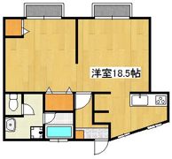 コーポ清水の間取り画像