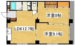 ロイヤルマンション国分Ⅱの間取り画像