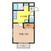 アトムハイツの間取り画像