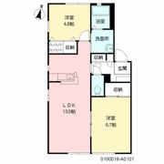 シャーメゾンSAZANの間取り画像